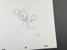 Load image into Gallery viewer, House of Mouse (2001) - Original Animation Drawing of Mickey Mouse
