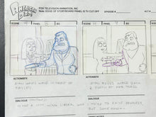 Load image into Gallery viewer, American Dad! (2005) - Production Hand Drawn Storyboard Page, Very rare!
