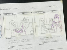 Load image into Gallery viewer, American Dad! (2005) - Production Hand Drawn Storyboard Page, Very rare!
