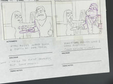 Load image into Gallery viewer, American Dad! (2005) - Production Hand Drawn Storyboard Page, Very rare!
