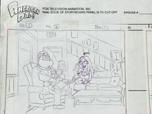 Load image into Gallery viewer, American Dad! (2005) - Production Hand Drawn Storyboard Page, Very rare!
