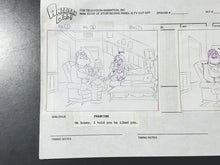 Load image into Gallery viewer, American Dad! (2005) - Production Hand Drawn Storyboard Page, Very rare!
