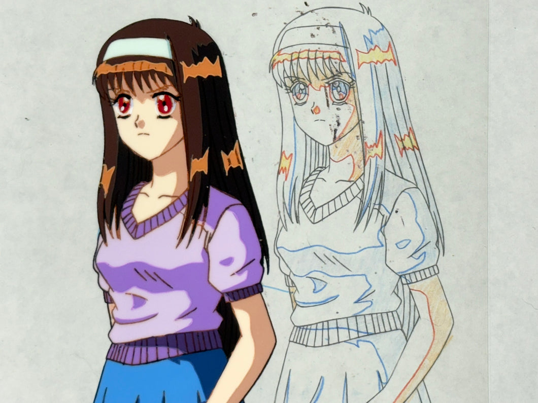 Elf-ban Kakyūsei (1999) - Original animation cel and drawing of Yuuki Mizuho