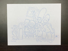 Load image into Gallery viewer, The Simpsons - Lay Out drawing of the Family, made by Todd Aaron Smith (certificated)
