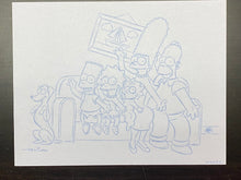 Load image into Gallery viewer, The Simpsons - Lay Out drawing of the Family, made by Todd Aaron Smith (certificated)
