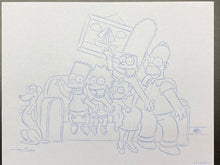 Load image into Gallery viewer, The Simpsons - Lay Out drawing of the Family, made by Todd Aaron Smith (certificated)
