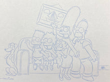 Load image into Gallery viewer, The Simpsons - Lay Out drawing of the Family, made by Todd Aaron Smith (certificated)
