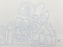 Load image into Gallery viewer, The Simpsons - Lay Out drawing of the Family, made by Todd Aaron Smith (certificated)
