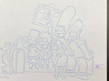 Load image into Gallery viewer, The Simpsons - Lay Out drawing of the Family, made by Todd Aaron Smith (certificated)
