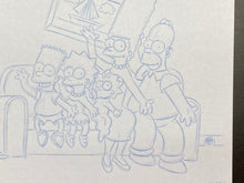 Load image into Gallery viewer, The Simpsons - Lay Out drawing of the Family, made by Todd Aaron Smith (certificated)
