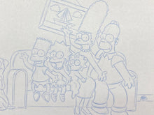 Load image into Gallery viewer, The Simpsons - Lay Out drawing of the Family, made by Todd Aaron Smith (certificated)
