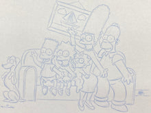 Load image into Gallery viewer, The Simpsons - Lay Out drawing of the Family, made by Todd Aaron Smith (certificated)
