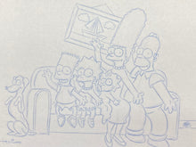 Load image into Gallery viewer, The Simpsons - Lay Out drawing of the Family, made by Todd Aaron Smith (certificated)
