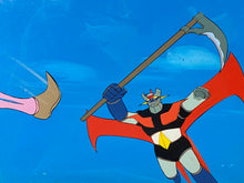 Load image into Gallery viewer, Mazinger Z - Original animation cel with master painted background
