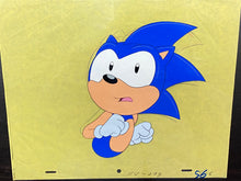 Load image into Gallery viewer, Sonic the Hedgehog - Original Animation Cel and drawing
