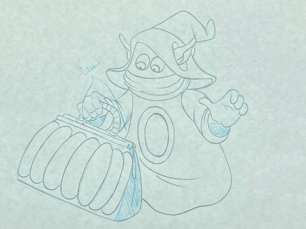 He-Man and the Masters of the Universe - Original drawing of orko