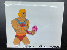 Load image into Gallery viewer, He-Man and the Masters of the Universe - Original animation cel and drawing of He-Man
