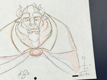 Load image into Gallery viewer, Beauty and the Beast  (Walt Disney, 1991) - Original Animation Drawing of The Beast

