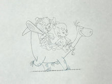 Load image into Gallery viewer, The Flintstones - Original drawing of Pebbles and Bamm-Bamm

