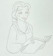 Load image into Gallery viewer, Beauty and the Beast  (Walt Disney, 1991) - Original Animation Drawing of Belle
