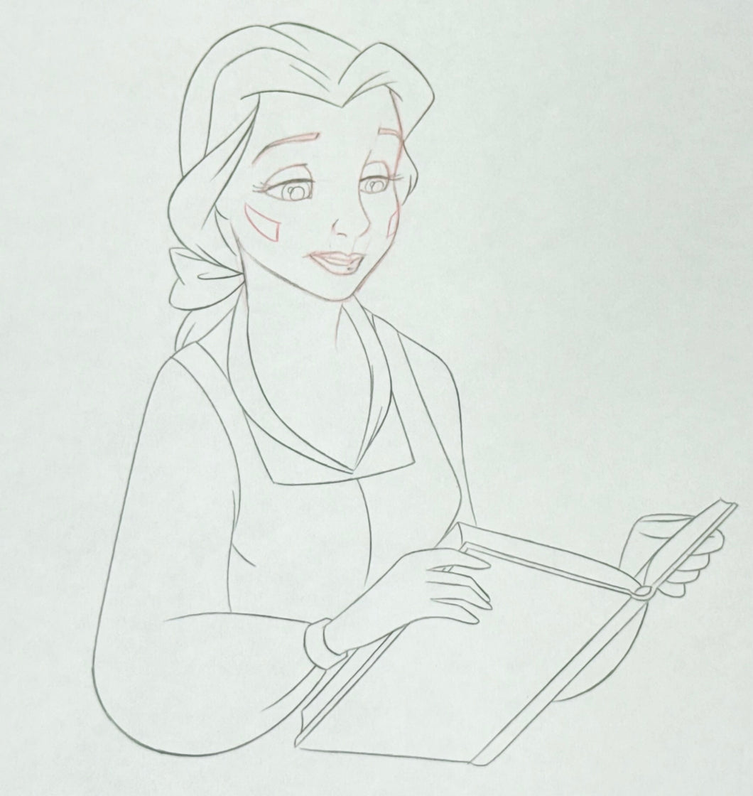 Beauty and the Beast  (Walt Disney, 1991) - Original Animation Drawing of Belle