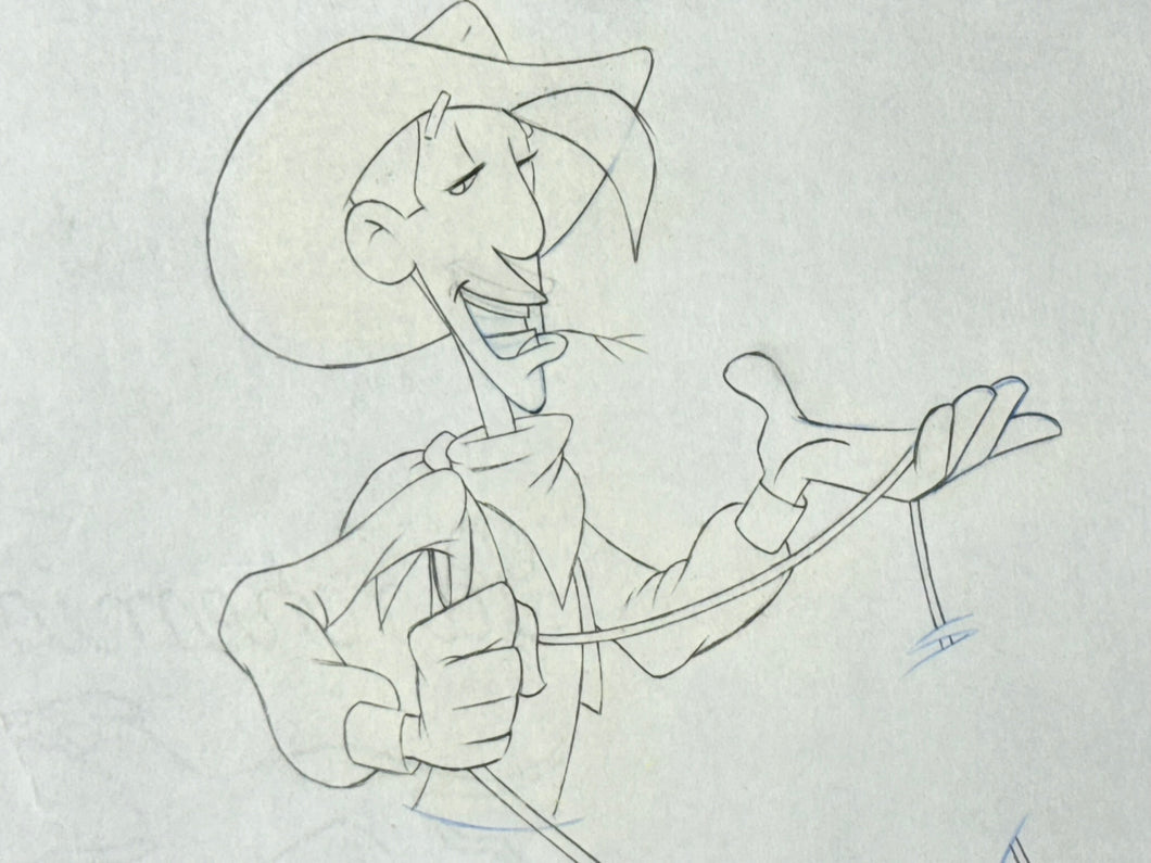 Lucky Luke - Original animation drawing (1984)