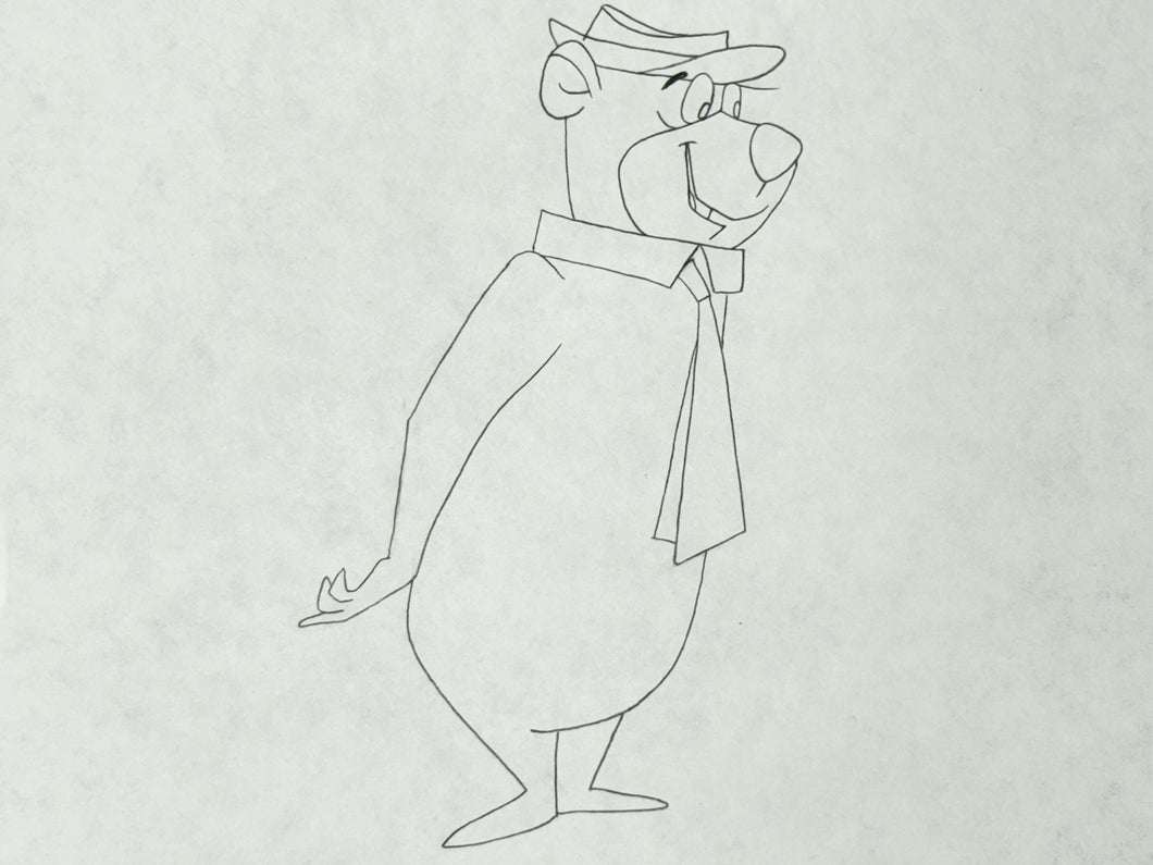 The Yogi Bear Show (1961/2) - Original animation drawing of Yogi