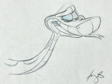 Load image into Gallery viewer, Lion King - Original Animation Drawing of Kaa
