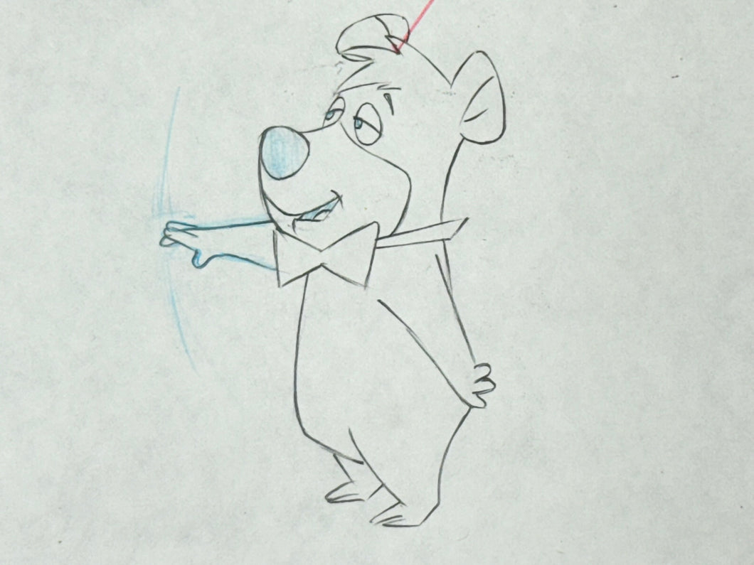 The Yogi Bear Show (1961/2) - Original animation drawing of Boo-Boo Bear
