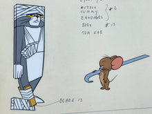 Load image into Gallery viewer, The Tom and Jerry Show (1975) - 2 x Original animation drawings and cels of Tom and Jerry
