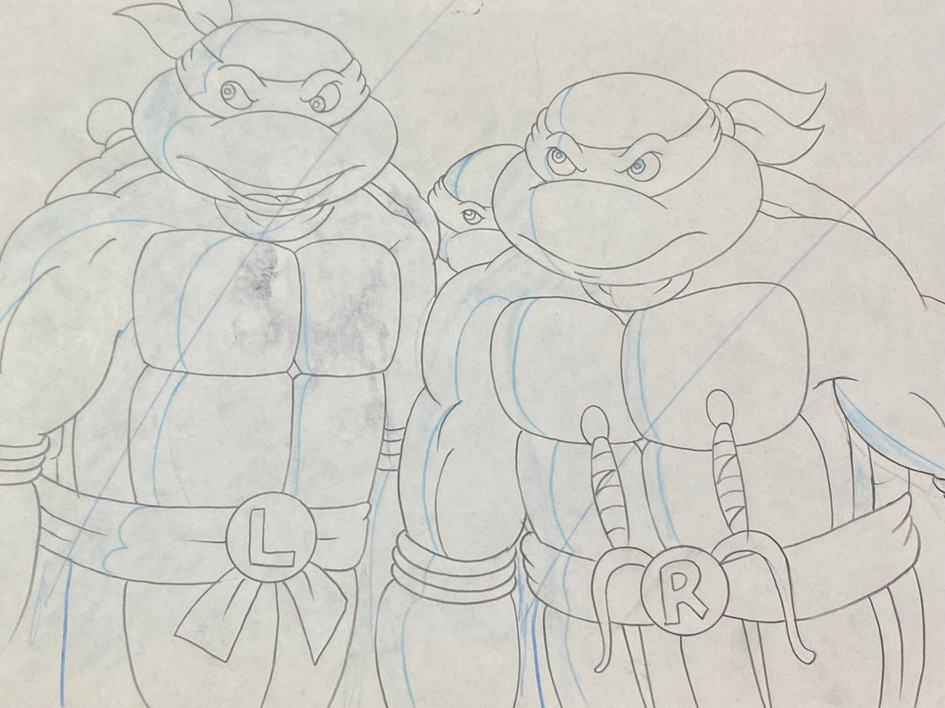 Teenage Mutant Ninja Turtles (1987 TV series) - Original animation drawing