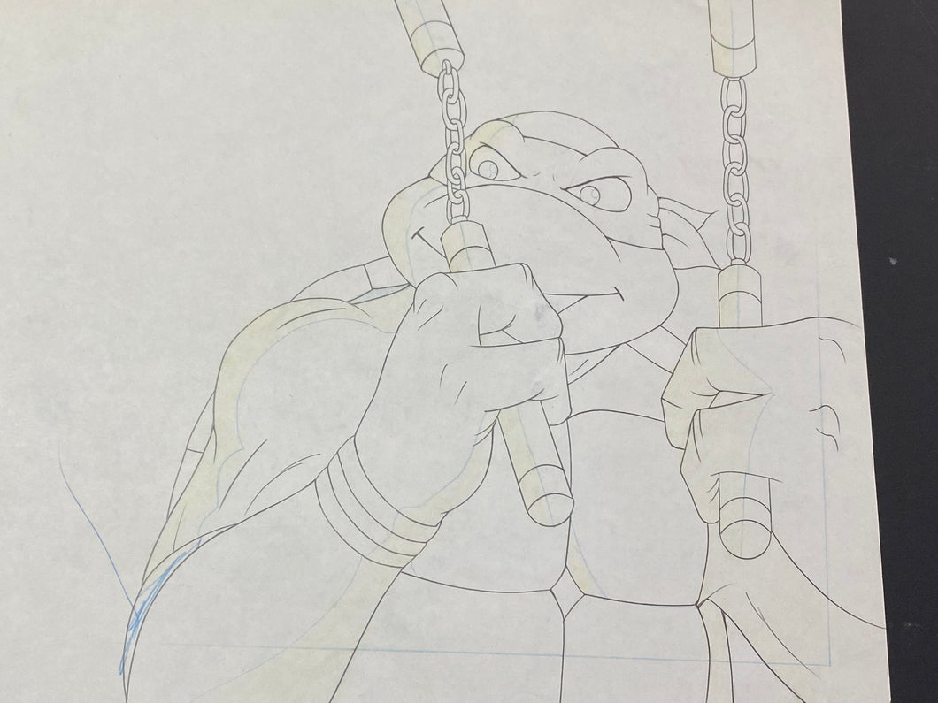 Teenage Mutant Ninja Turtles (1987 TV series) - Original animation drawing