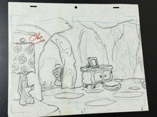 Load image into Gallery viewer, The Flintstones - Original background animation drawing
