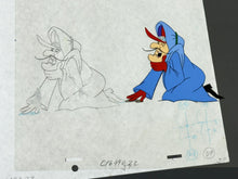 Load image into Gallery viewer, Wacky Races (1968) - Original cel and drawing of Dick Dastardly

