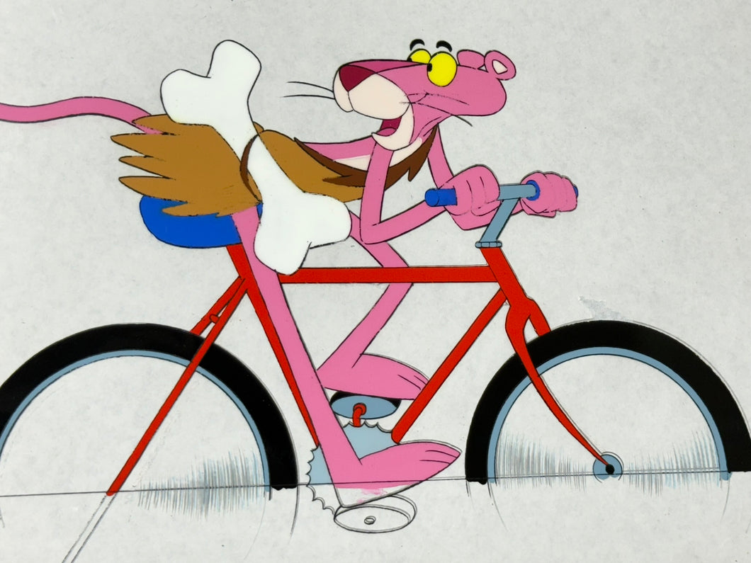 Pink Panther - Original animation cel and drawing