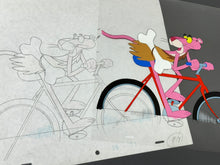 Load image into Gallery viewer, Pink Panther - Original animation cel and drawing
