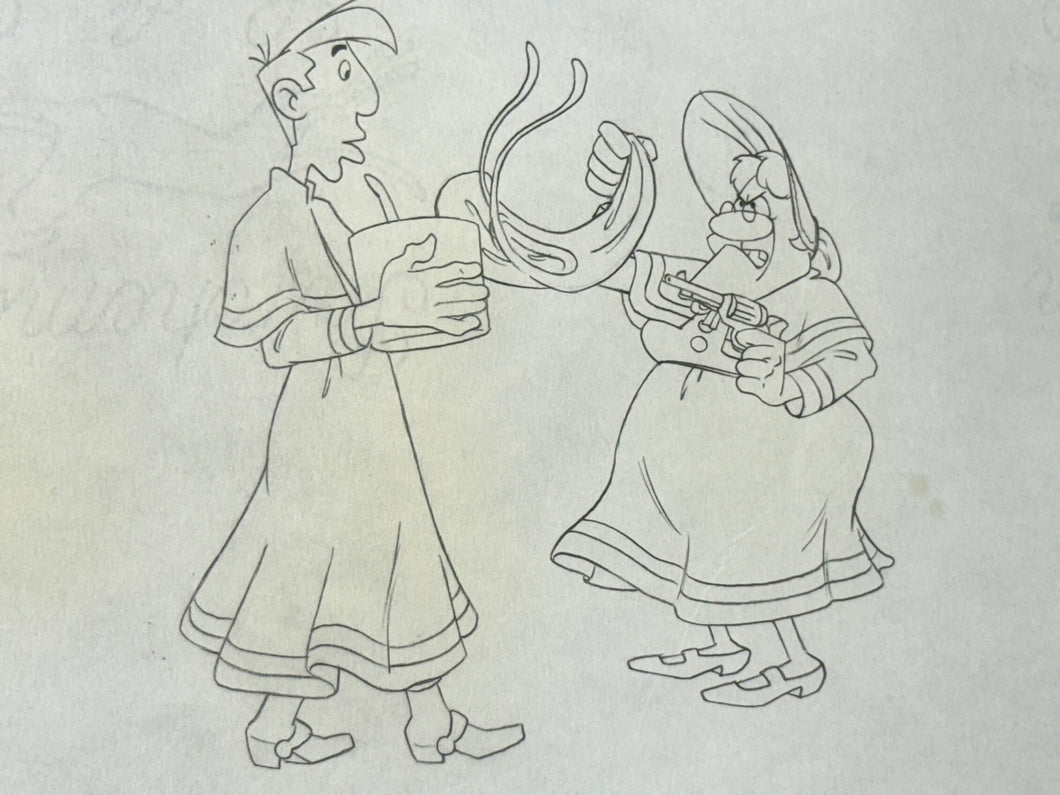 Lucky Luke - Original animation drawing (1984)