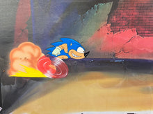 Load image into Gallery viewer, Sonic the Hedgehog - Original Animation Cel, with copy background
