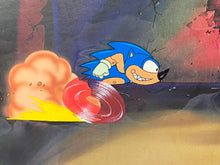 Load image into Gallery viewer, Sonic the Hedgehog - Original Animation Cel, with copy background
