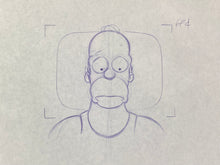Load image into Gallery viewer, The Simpsons - Original drawing of Homer Simpson (Episode: Life On The Fast Lane, 1990)
