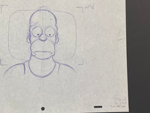 Load image into Gallery viewer, The Simpsons - Original drawing of Homer Simpson (Episode: Life On The Fast Lane, 1990)
