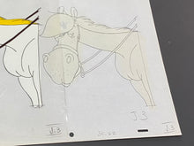 Load image into Gallery viewer, Lucky Luke - Original animation cel and drawing of Jolly Jumper (1984)
