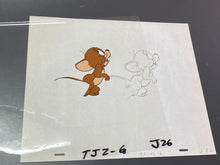 Load image into Gallery viewer, Tom and Jerry - Original drawing and cel of Jerry
