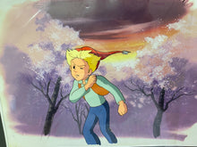 Load image into Gallery viewer, The Wonderful Adventures of Nils (1980) - Original animation cel with copy background
