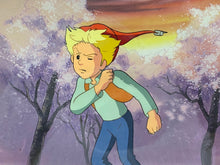 Load image into Gallery viewer, The Wonderful Adventures of Nils (1980) - Original animation cel with copy background
