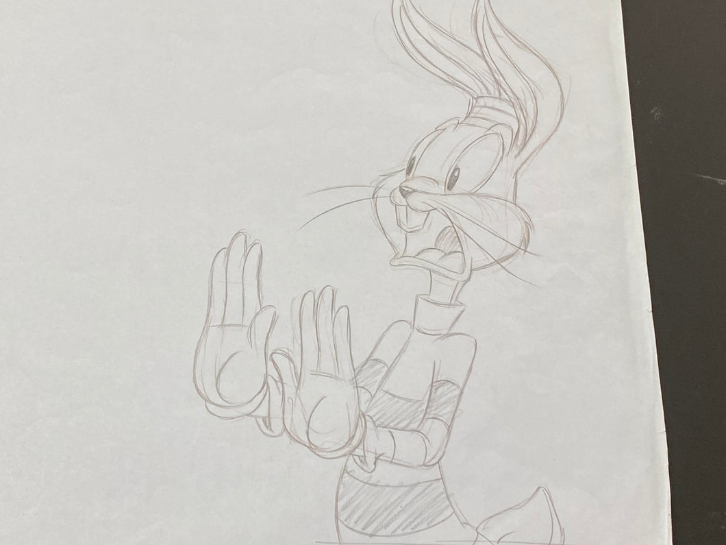 Looney Tunes - Original drawing of Bugs Bunny (XL big size)