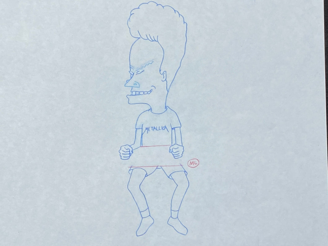 Beavis and Butt-Head - Original animation drawing