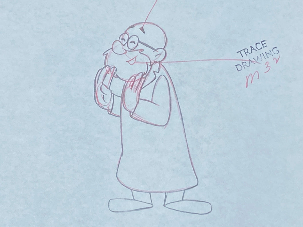 Popeye the Sailor - Original animation drawing