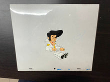 Load image into Gallery viewer, Pink Panther original animation cel and drawing of Elvis Presley
