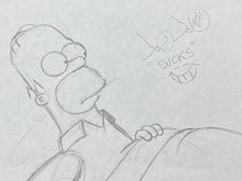 Load image into Gallery viewer, The Simpsons - Original drawing of Homer Simpson, Episode: &#39;Selma&#39;s Choice&#39; (1993)
